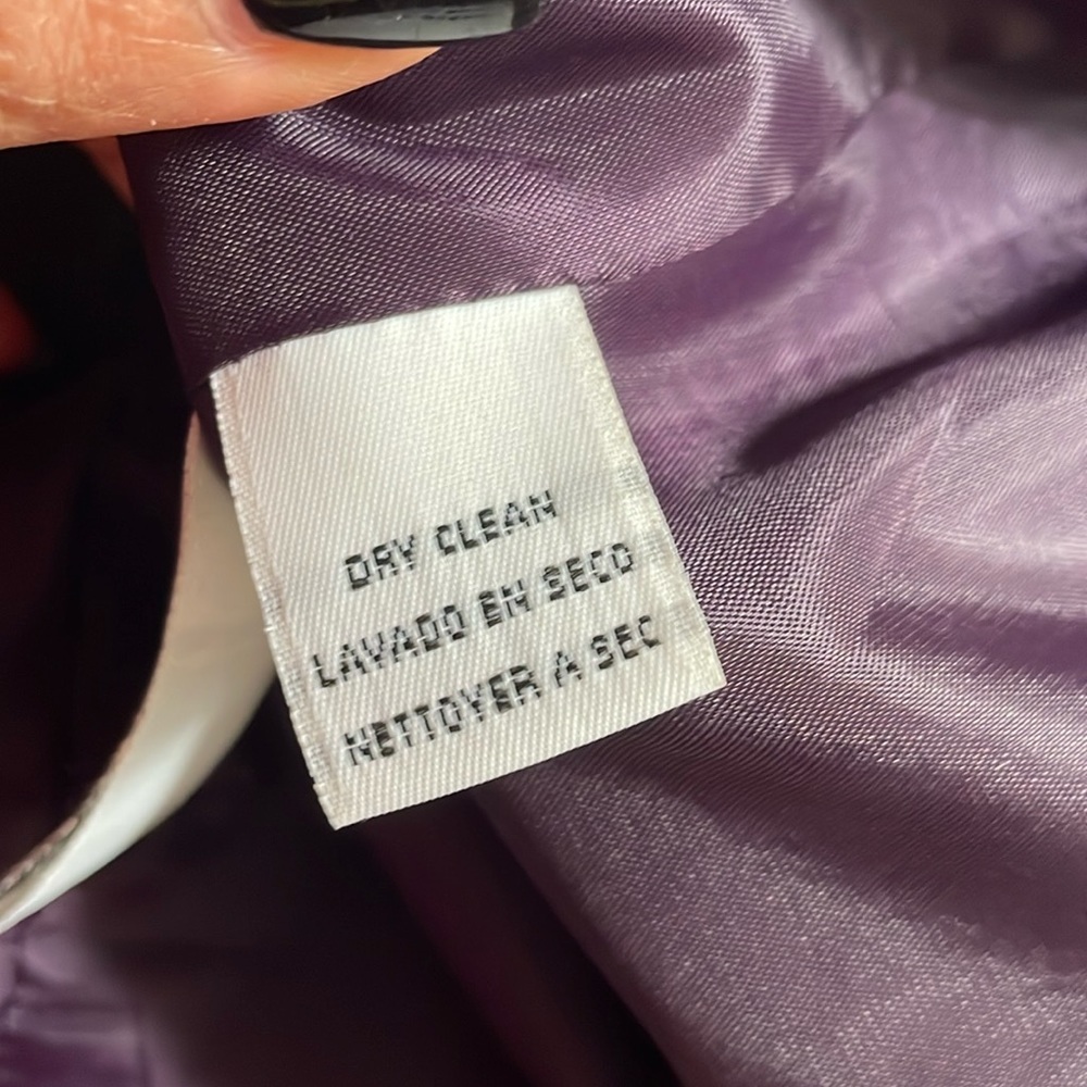 Vintage Christian Dior Double-Breasted Purple Blazer - Picture 9 of 14